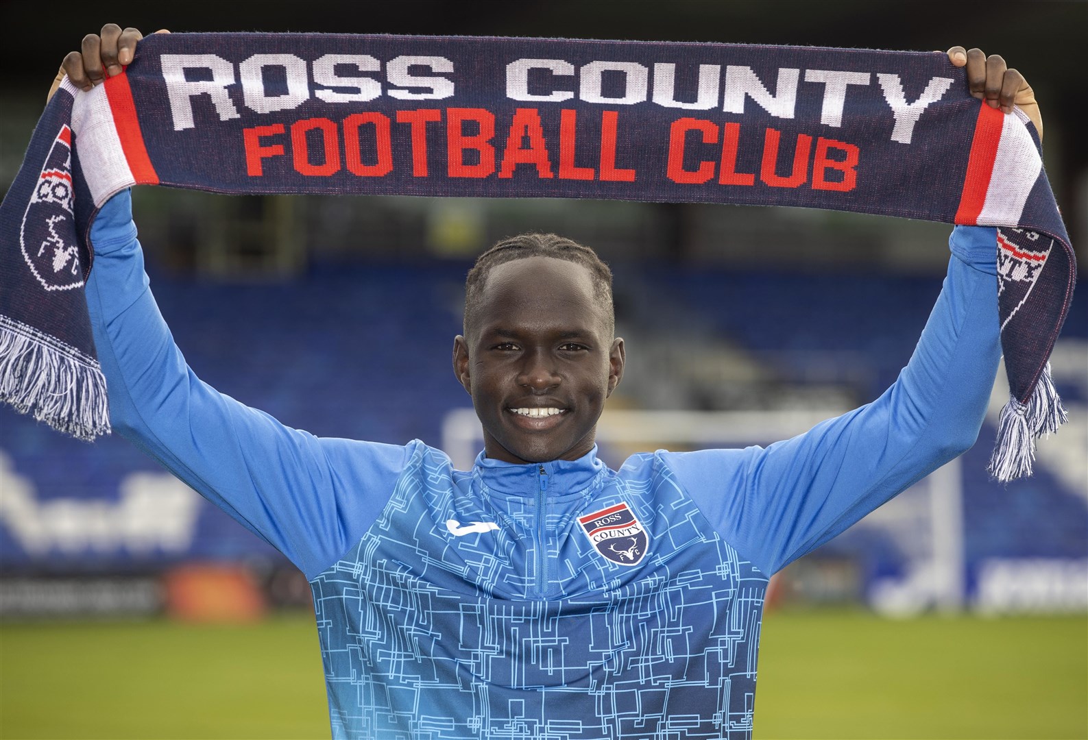 Ross County’s new signing Victor Loturi, from Alberta in Canada, is vowing to delight the fans with his flair and high-energy, hard-working style of play. Picture: Ken Macpherson