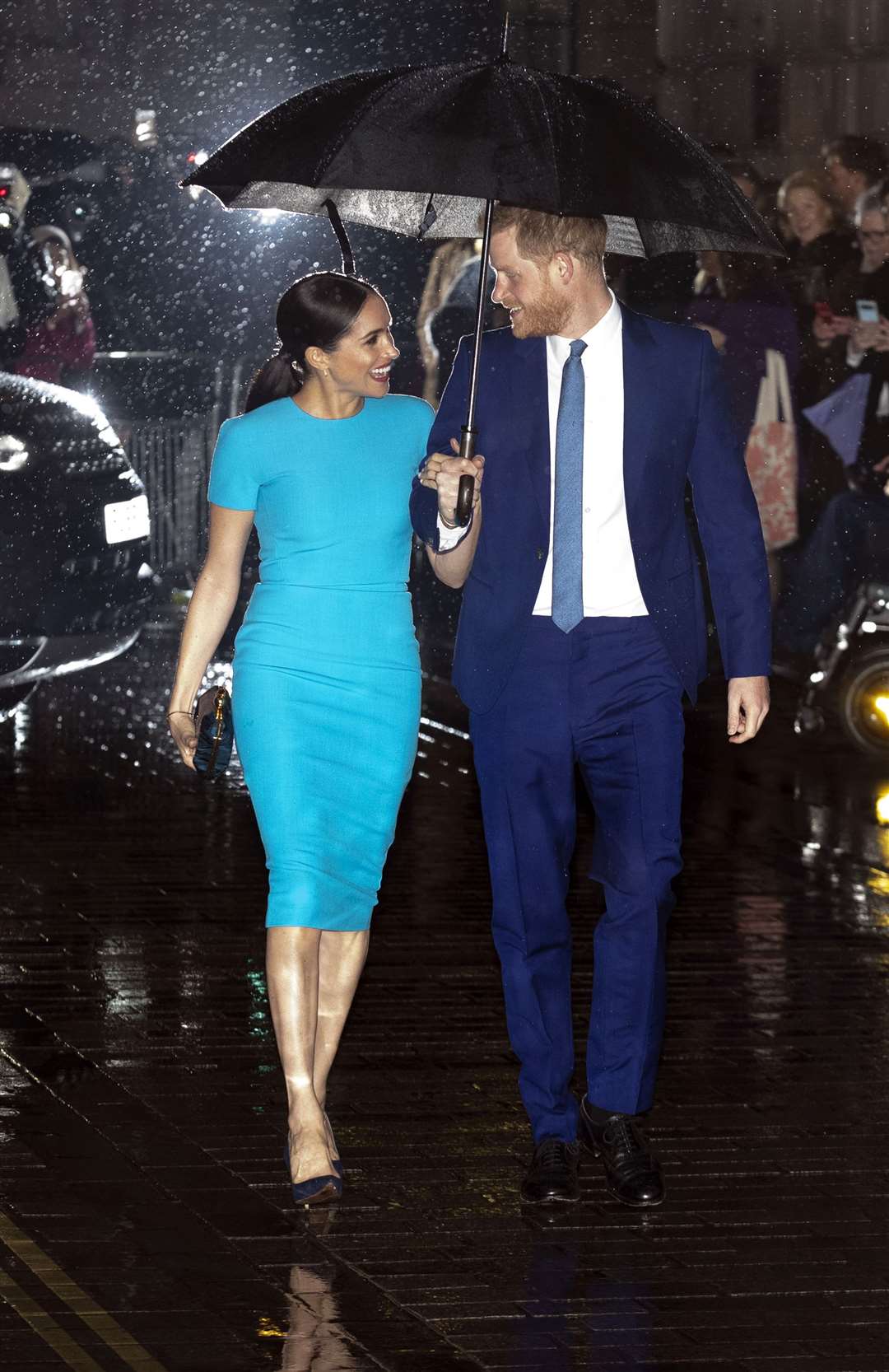 The Duke and Duchess of Sussex arrive at the Endeavour Fund Awards – one of their final royal engagements (Steve Parsons/PA)