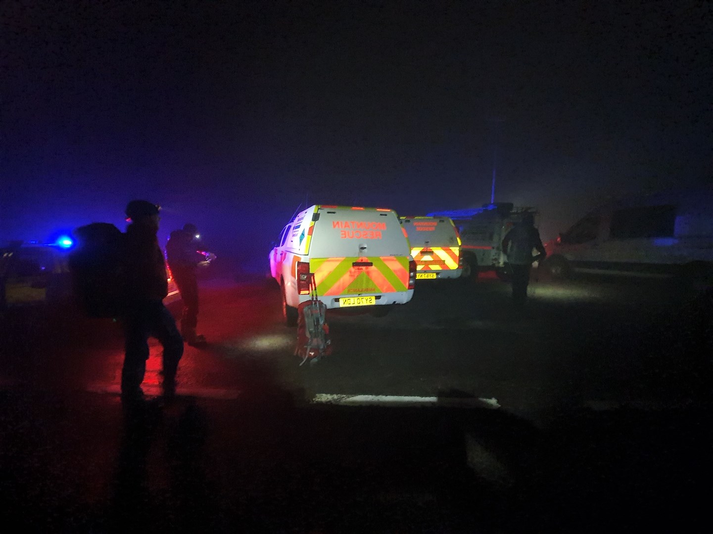Dundonnell Mountain Rescue Team was called into action. Its leader has stressed the importance of walkers carrying a head torch and a whistle. Picture: Dundonnell Mountain Rescue Team.