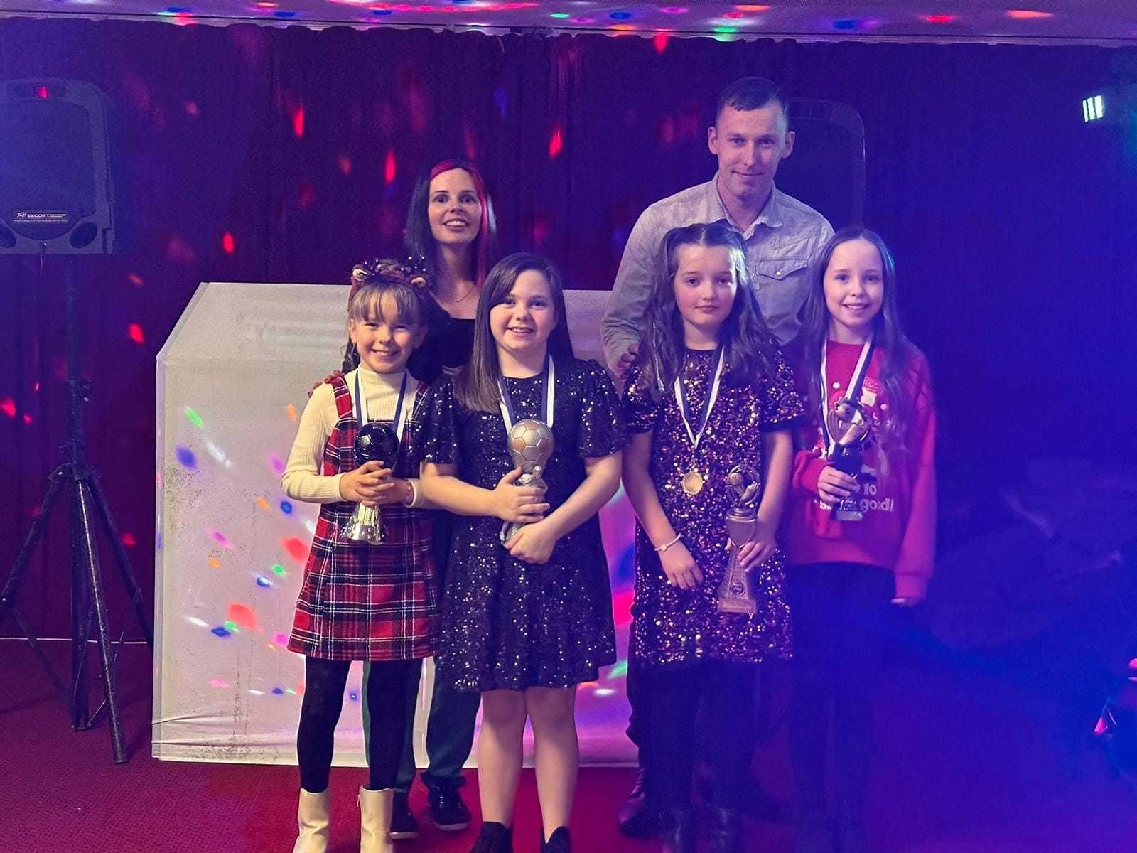 Ross County's under-10 girls award winners for 2023 - Ethos award: Kourtney Docherty. Most improved: Sophie Campbell. Player's player: Jasmine Beeching. Player of the year: Sophie Golabek