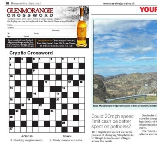 Can you crack our crossword?