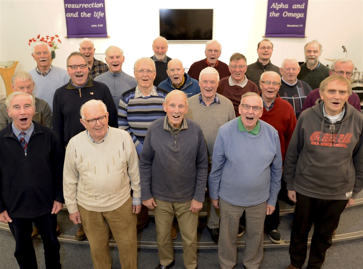 Highland Gospel Male Voice Choir at Inshes Church are looking for a new conductor..Inshes Church of Scotland Highland gospel male voice choir..Picture: James MacKenzie..