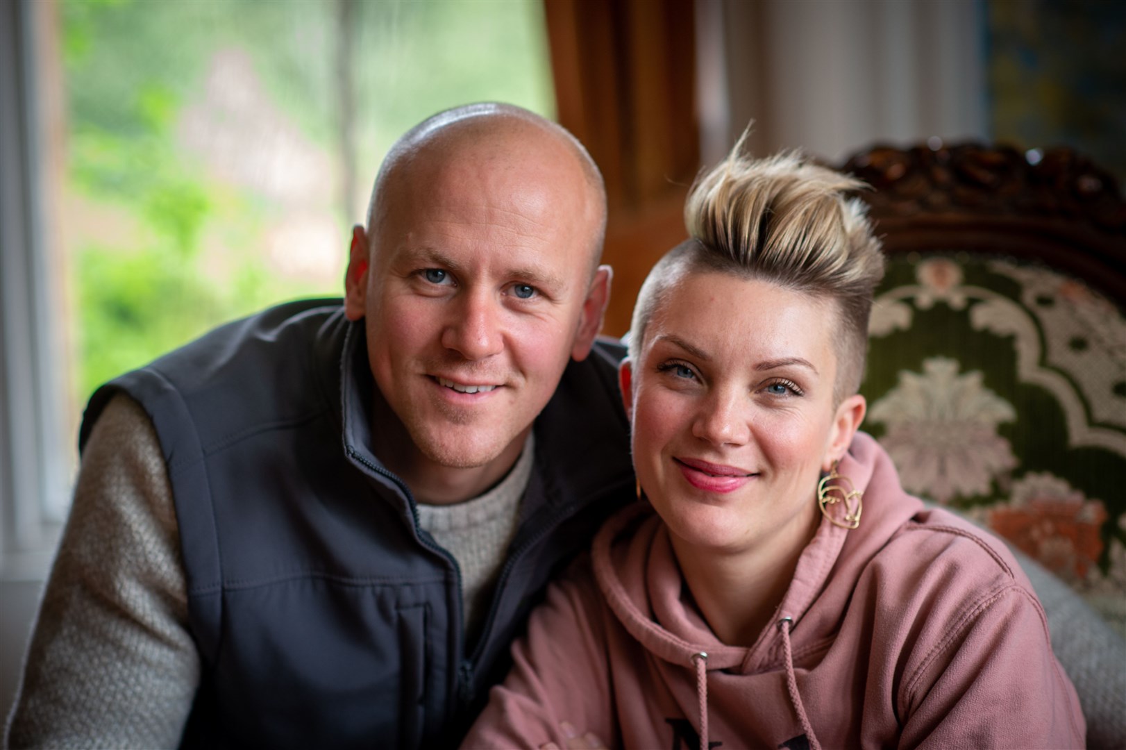 Claire and Paul Daniels of Delny Glamping have been inspired by the plight of Ben Saunders. Picture: Callum Mackay