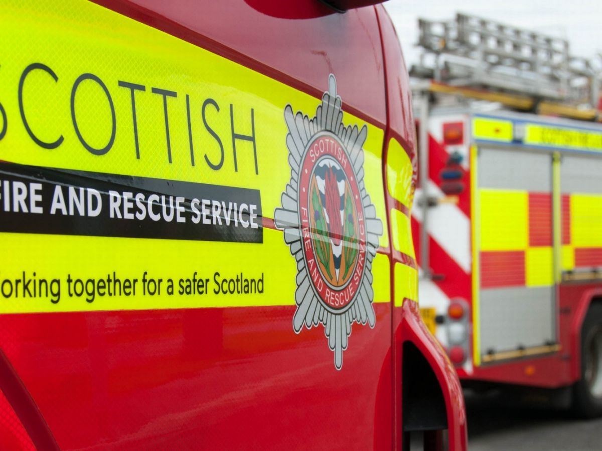 Fire crews were called to a garage fire on the Black Isle.