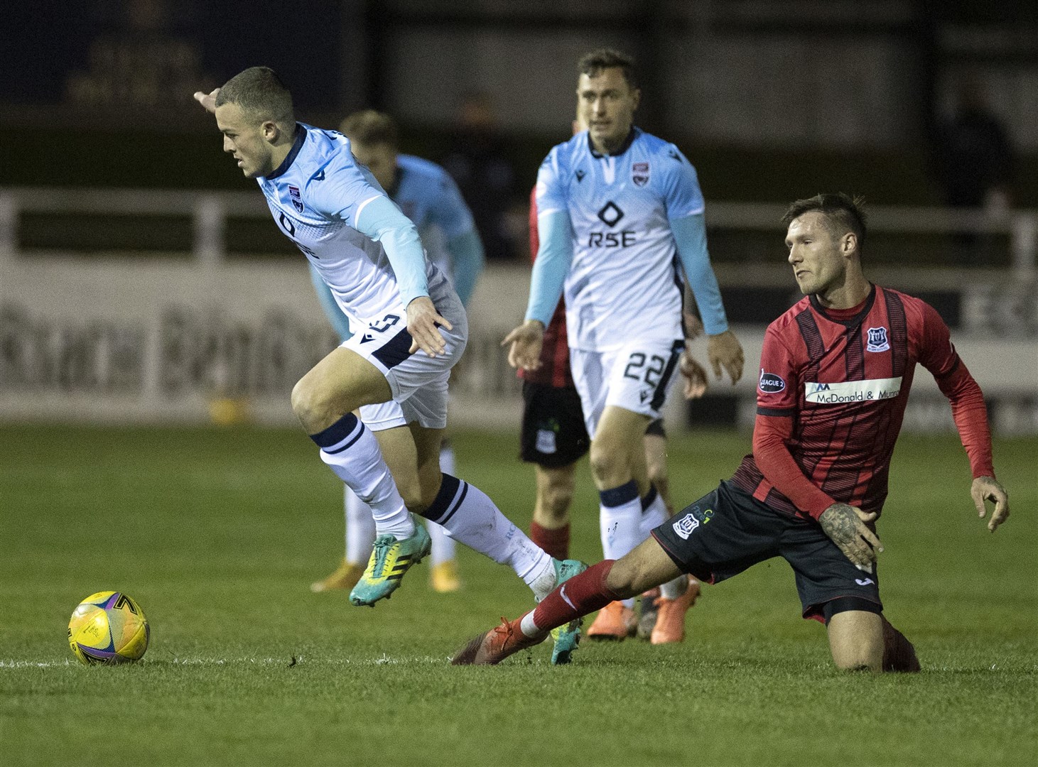 Michael O' Connor in action for Ross County against Elgin City last month. Picture: Ken Macpherson
