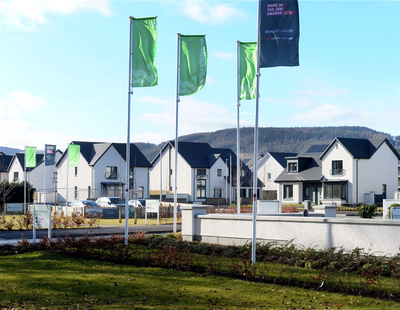 Tulloch Homes new development at The Maples, Ness-side.