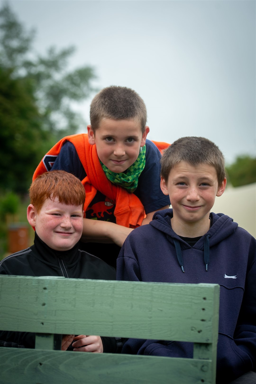 Archie Robson, Ethan Howie and Joshua Cheeseman. Picture: Callum Mackay