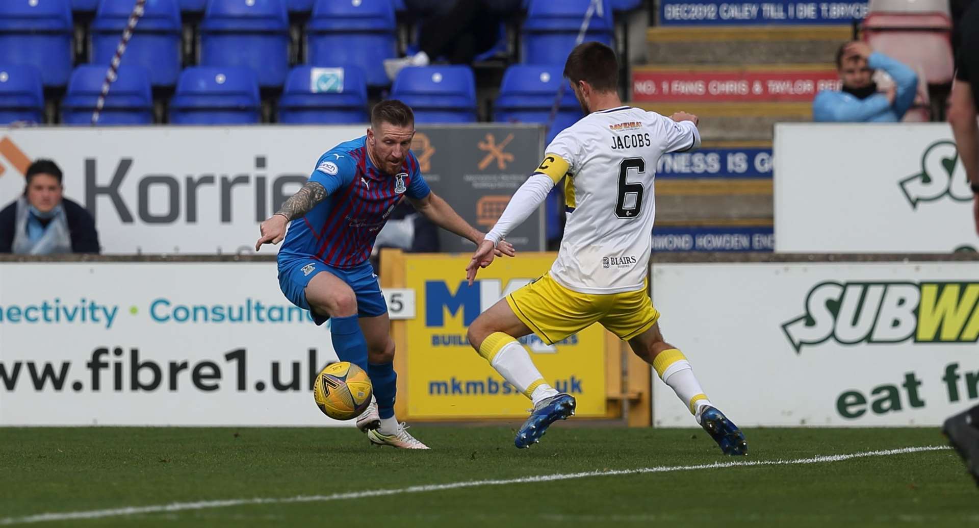 Michael Gardyne left Inverness Caledonian Thistle by mutual consent.