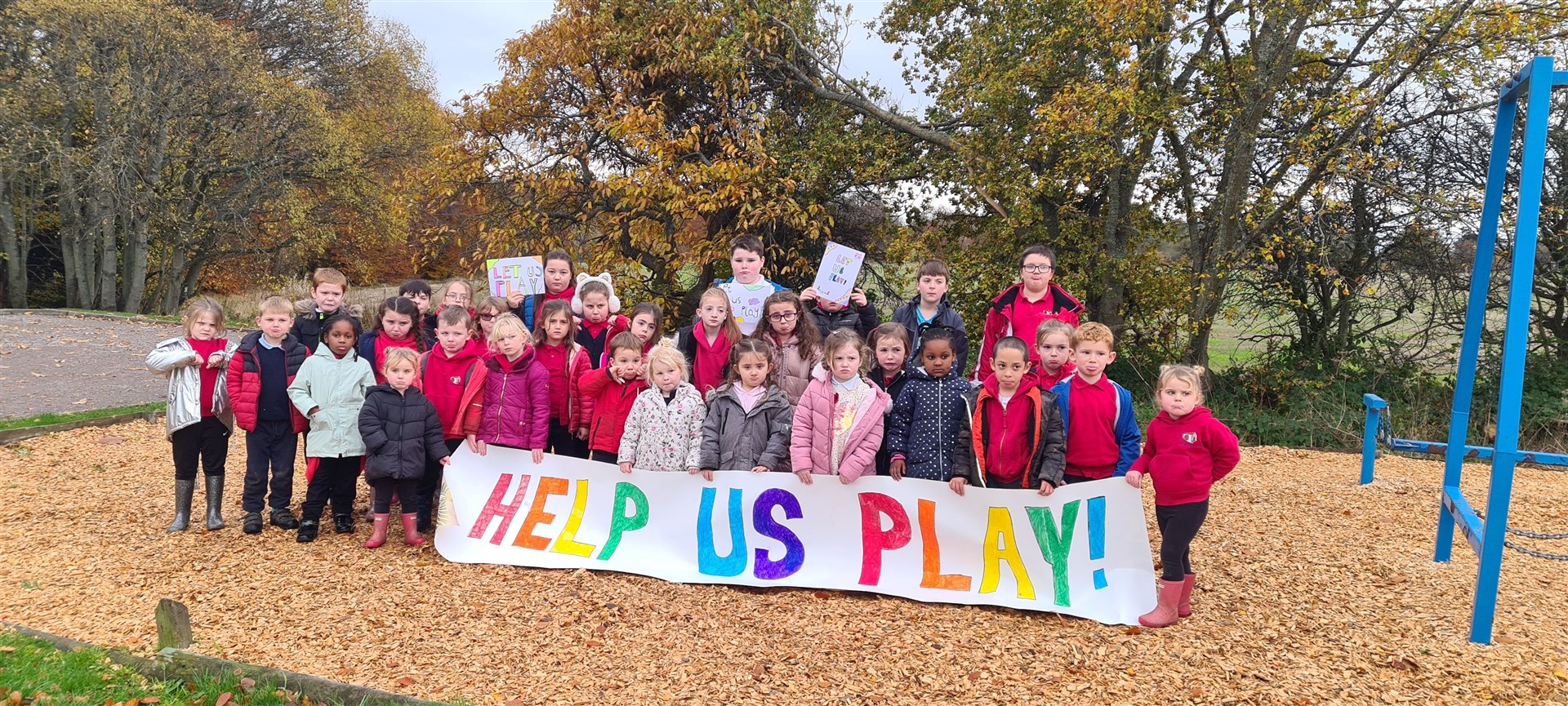 Pupils at Milton Primary are in desperate need of a park.