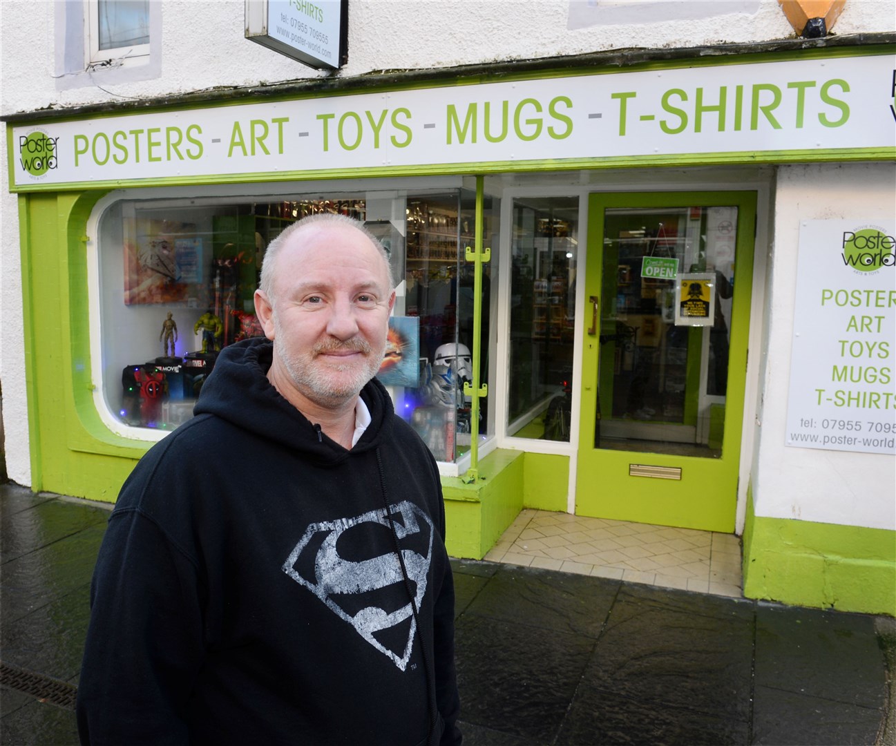 Poster World Dingwall owner Robert MacLeod is up for a new challenge after taking a major career change. Picture: Gary Anthony