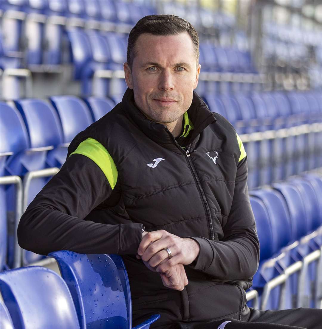 Ross County interim manager Don Cowie pictured yesterday (Mon) ahead of Wednesday night’s game against Rangers. Picture: Ken Macpherson
