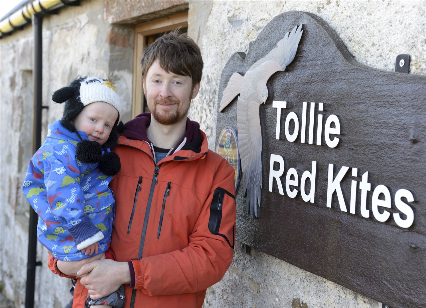 FLASHBACK: RSPB and Aigas Field Centre jointly held a family open day at the Tollie red kite centre.Ruaridh and dad Angus Munro visit the centre. Picture: Gary Anthony.