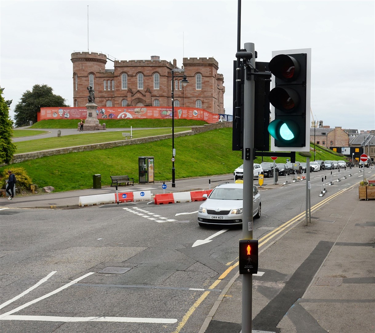 Green for go? Traffic light issues could mean the one-way route stays for another 14 weeks.