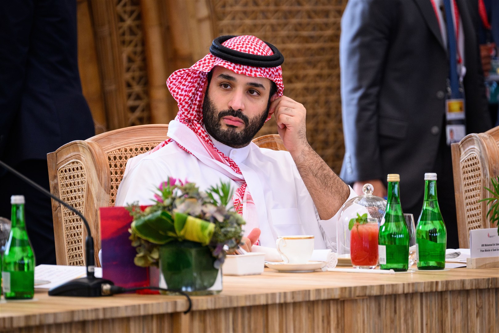 The UK has looked to restore relations with Saudi Arabia’s Crown Prince Mohammed bin Salman (Leon Neal/PA)