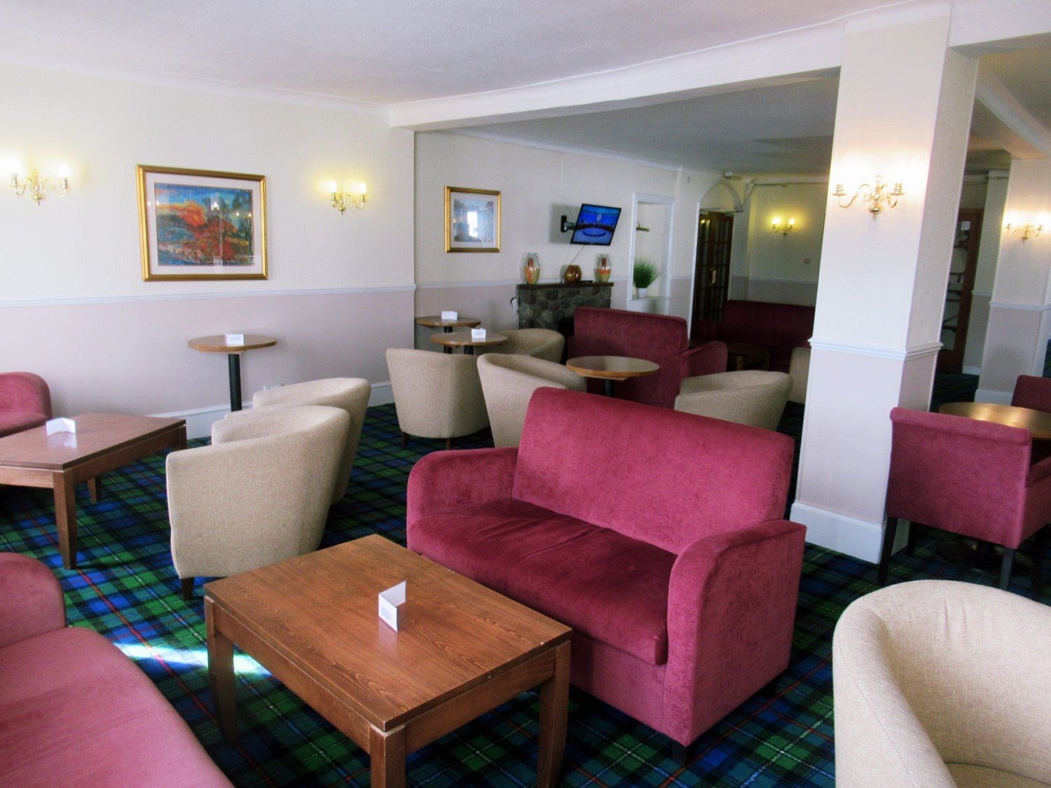The hotel has a long history but has been modernised down the years.