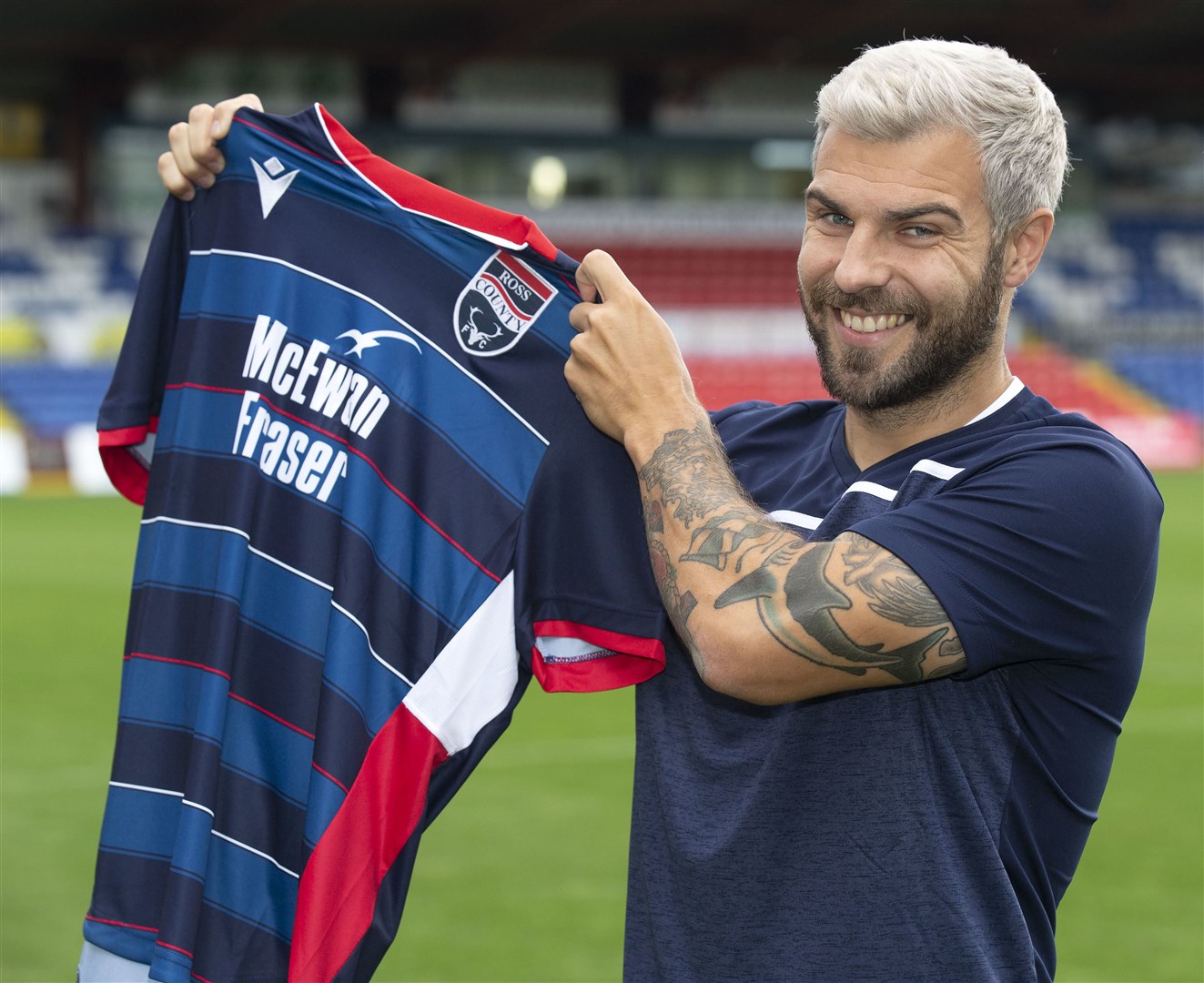 Richard Foster returned to Ross County yesterday on a deal until the end of the season. Picture: Ken Macpherson