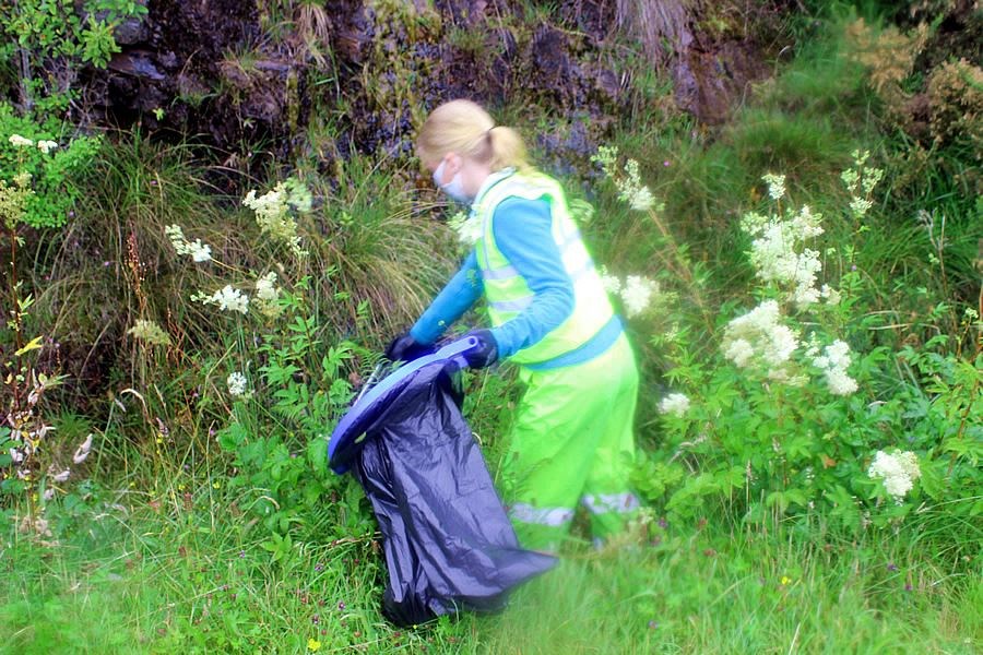 The Ullapool Sea Savers picked up 15.5kg of waste from a layby during their latest litter pick.