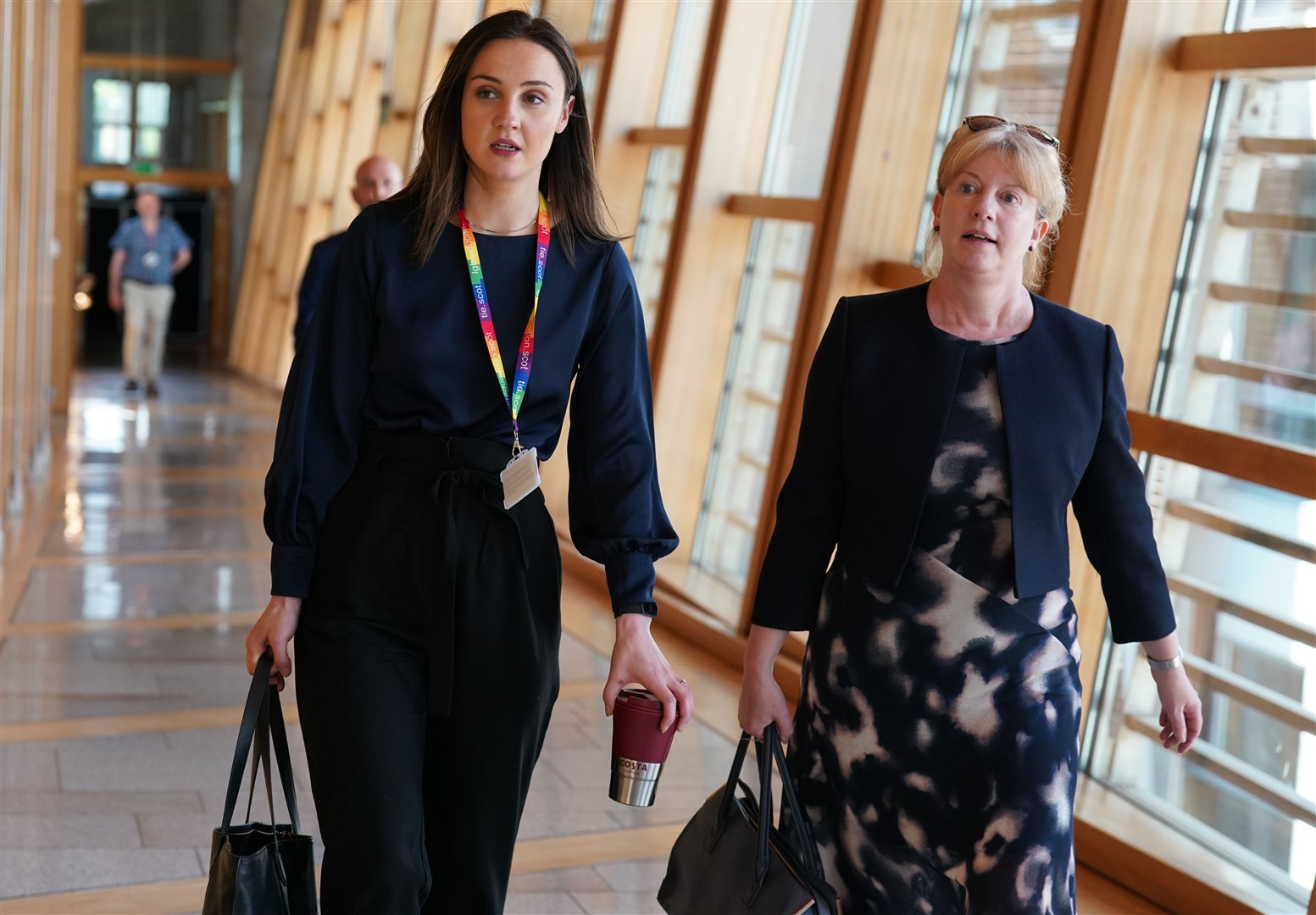 Mairi McAllan (left) hit out at the cost of the report (Andrew Milligan/PA)