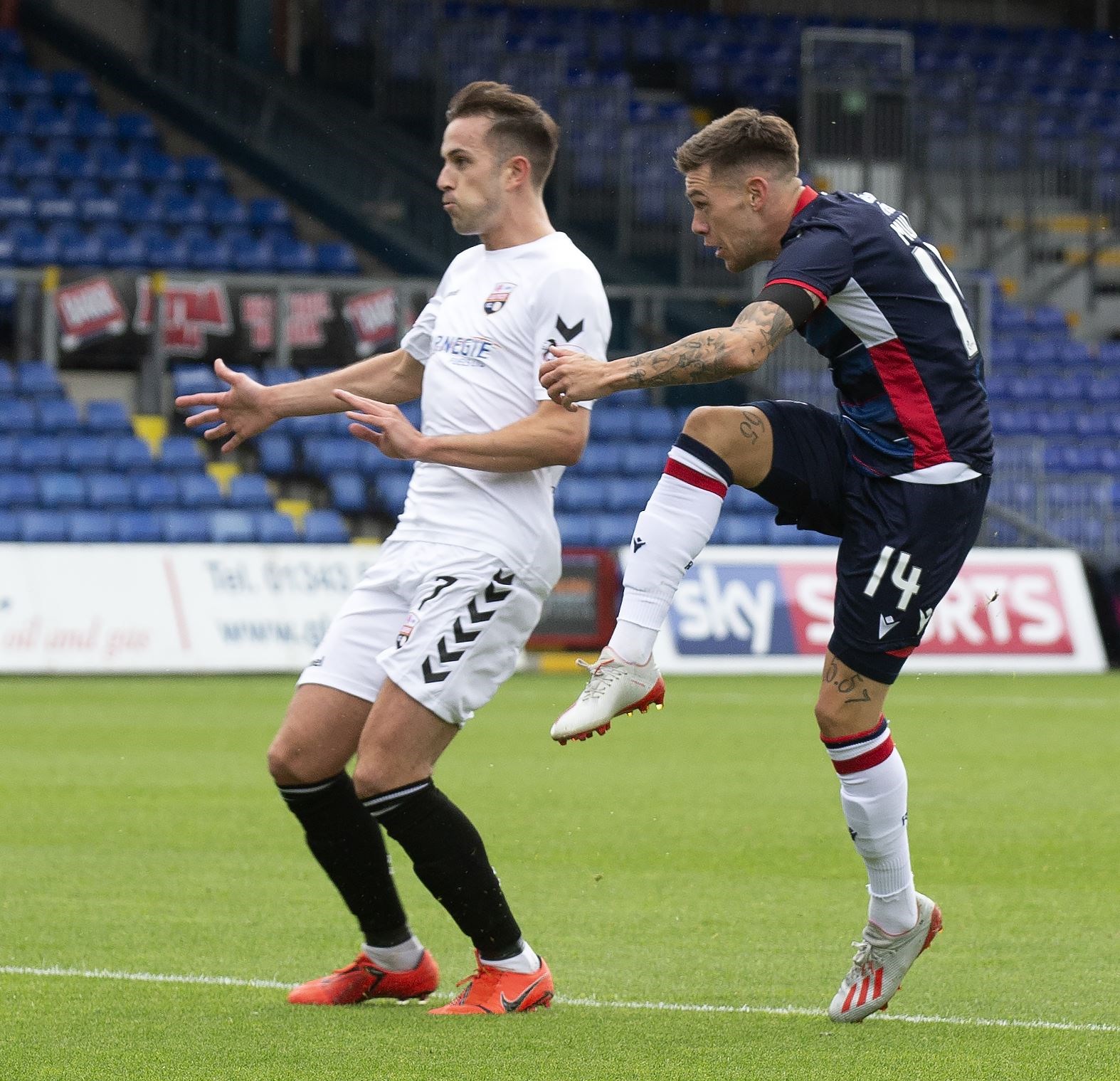 Ross County's Josh Mullin wants to keep the club's unbeaten run going after a good start in the Betfred Cup and Premiership. Picture: Ken Macpherson