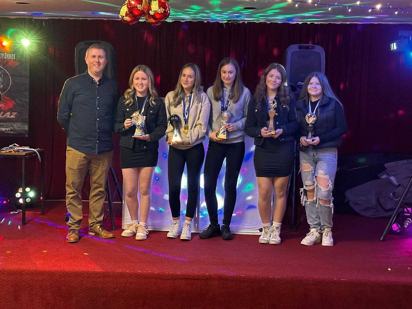 Ross County's under-14 girls award winners for 2023 - Ethos award: Evie Mackinnon. Most improved: Ellie Hutton. Player's player: Sofia Whall. Player of the year: Millie Foster. Top scorer: Yvie Chisholm
