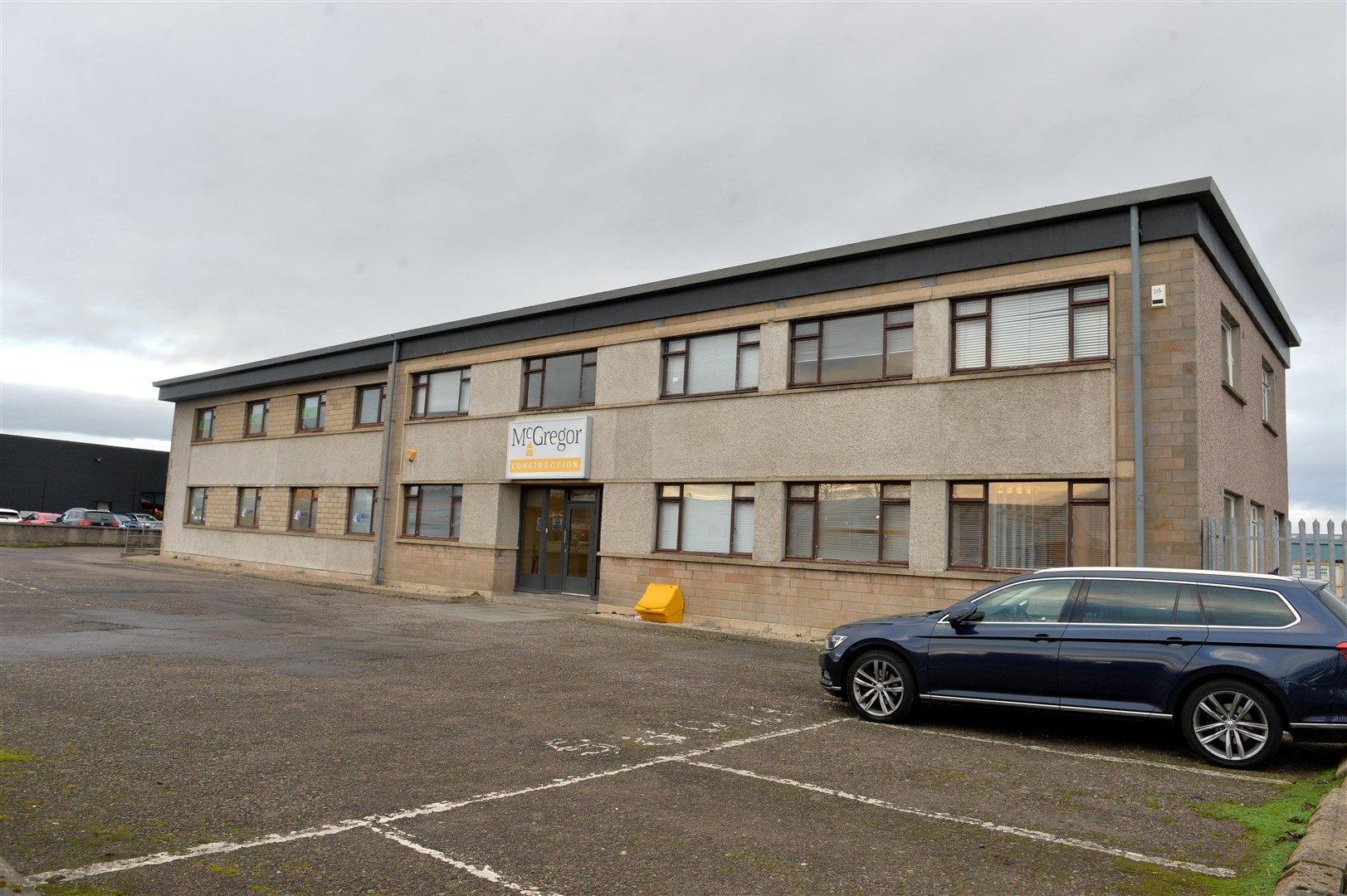 McGregor Construction head office on Seafield Road, Inverness.