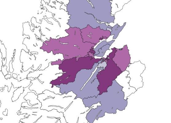 Ross and Cromarty is not the only area affected by the surge in cases. Picture: Public Health Scotland.