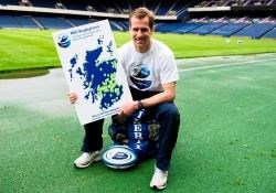 Chris Paterson was at the event to pledge his support to the initiative and Ross Sutherland RFC.