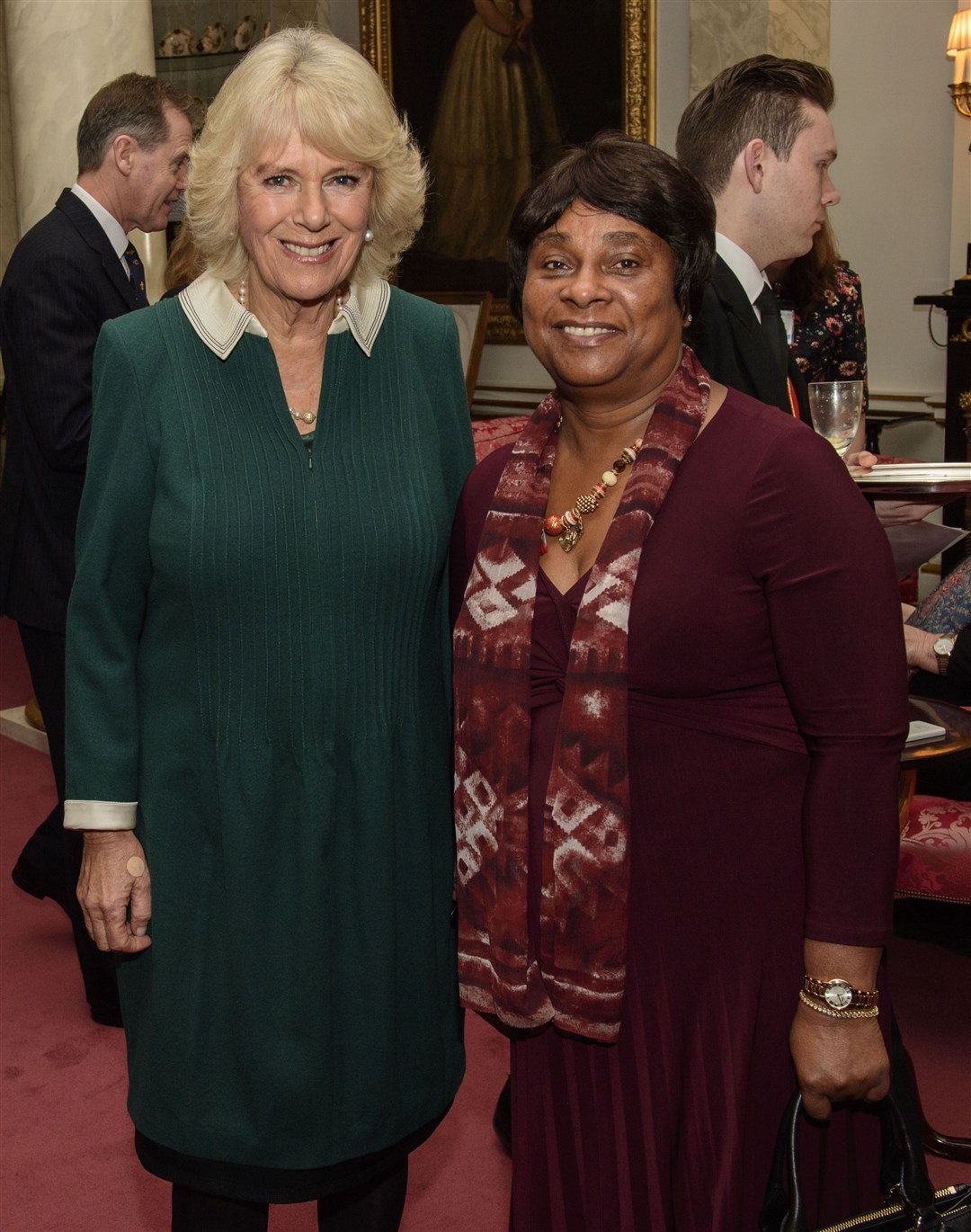 The Duchess of Cornwall with Baroness Doreen Lawrence (Arthur Edwards/The Sun/PA)
