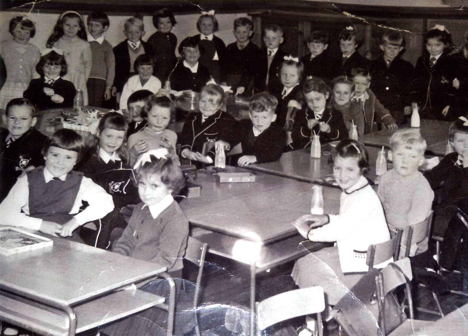 Most of those fresh-faced kids in this P1 picture from Dingwall Primary will be turning 60 this year. Who remembers the school milk that used to be given out free? Do you have an old picture like this you would like to share with us? Email hector.mackenzie@hnmedia.co.uk