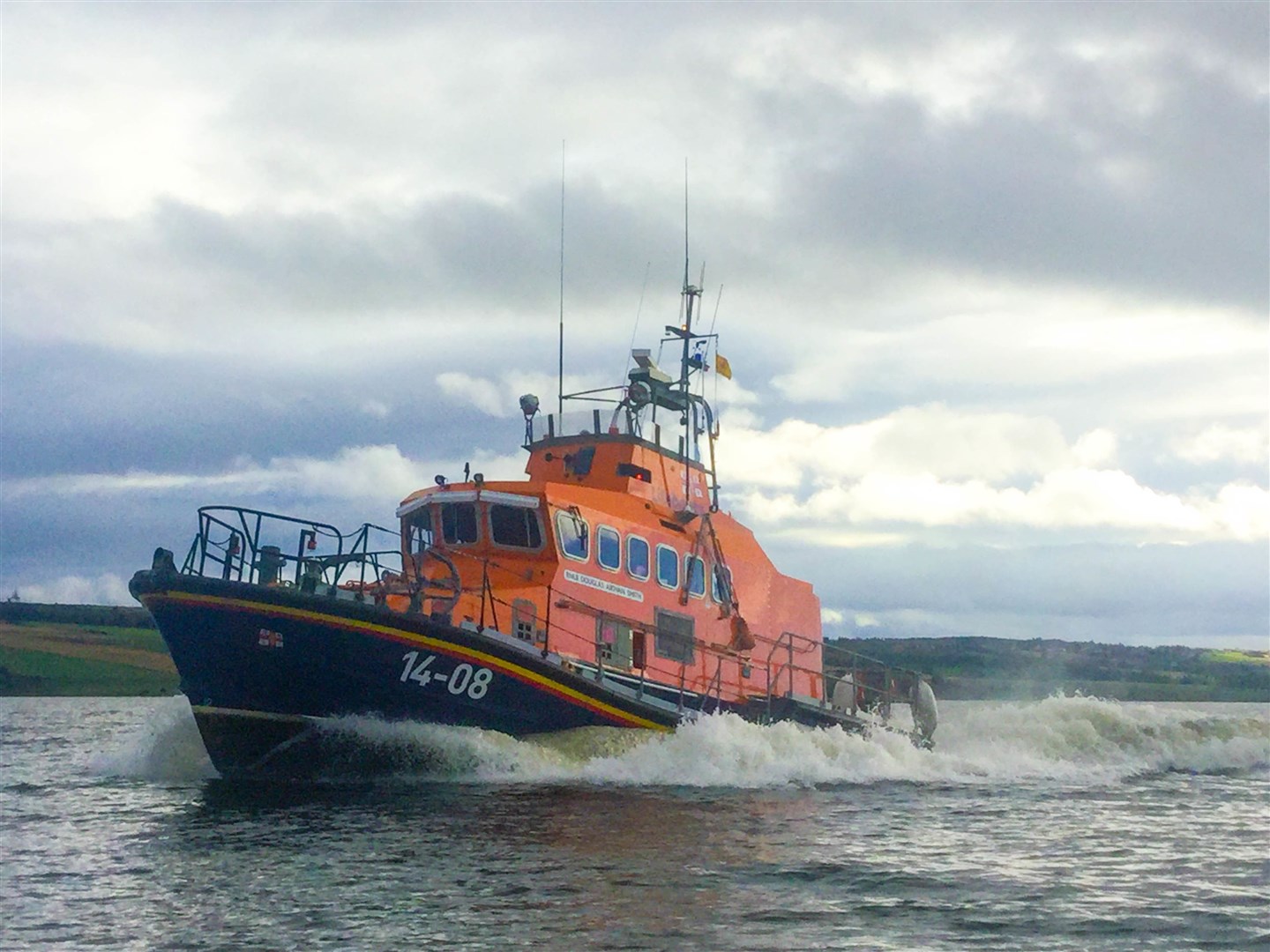 The Invergordon lifeboat.