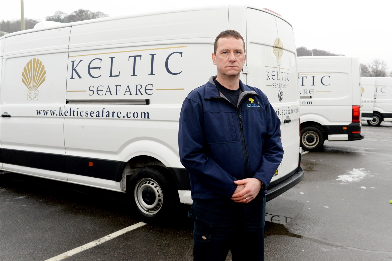 Alasdair Hughson, Managing Director of Keltic Seafare..Keltic Seafare are having difficulties getting their seafood to the European Market after the UK left the European Union..Picture: James Mackenzie..