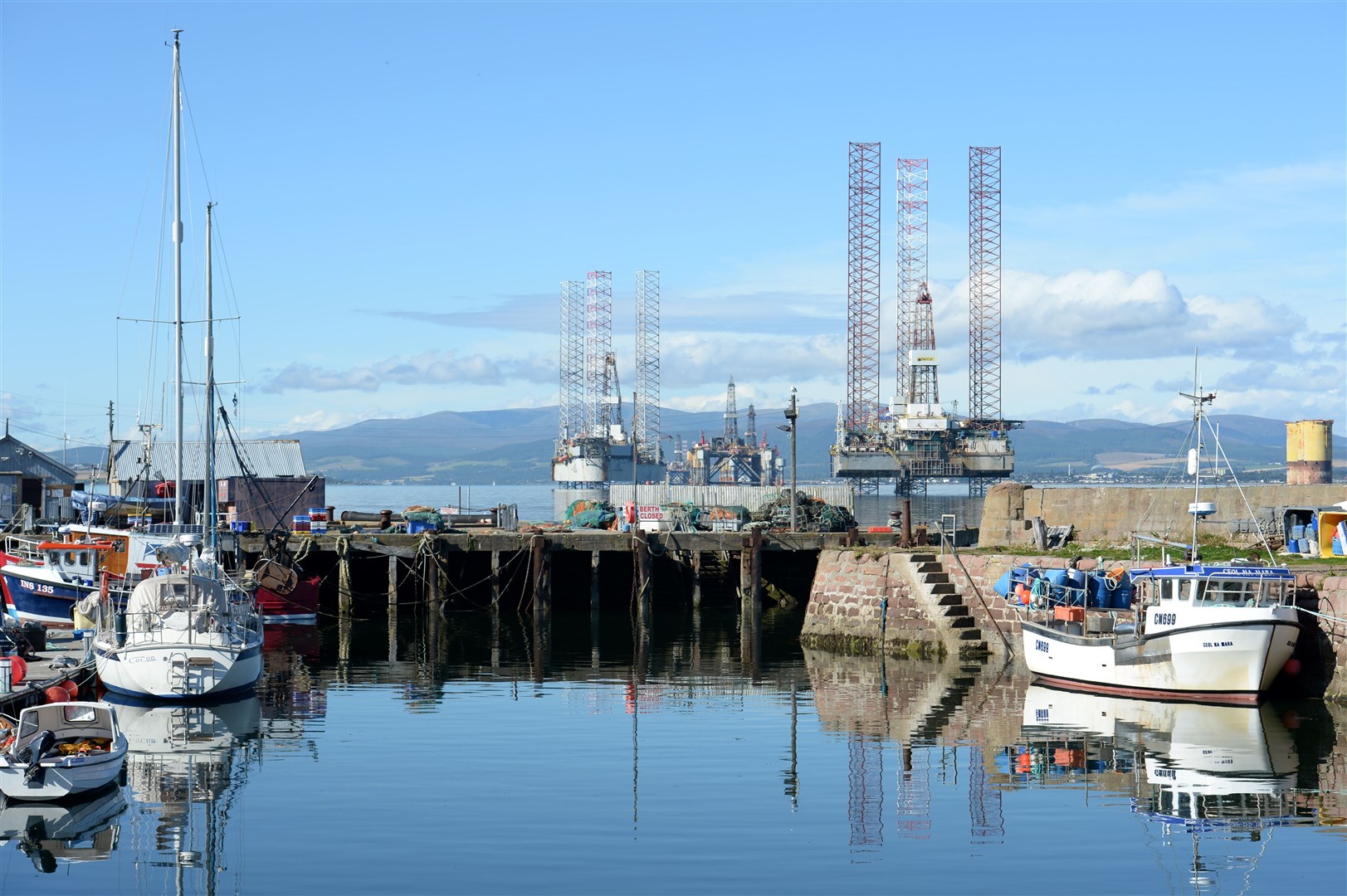 The company operates out of Cromarty Harbour.