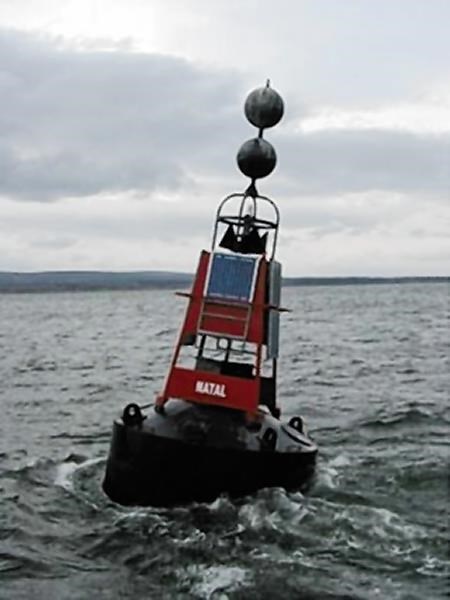 The HMS Natal buoy marks the site in the Cromarty Firth where the ship went down.
