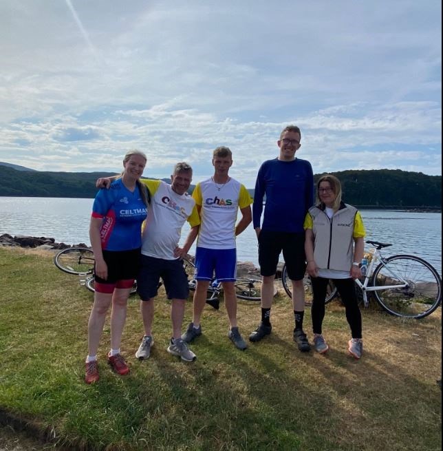 Sheena and Dave with friends Caroline Reid, Shaun Bremner and Greg Wilmot will take on the NC500.