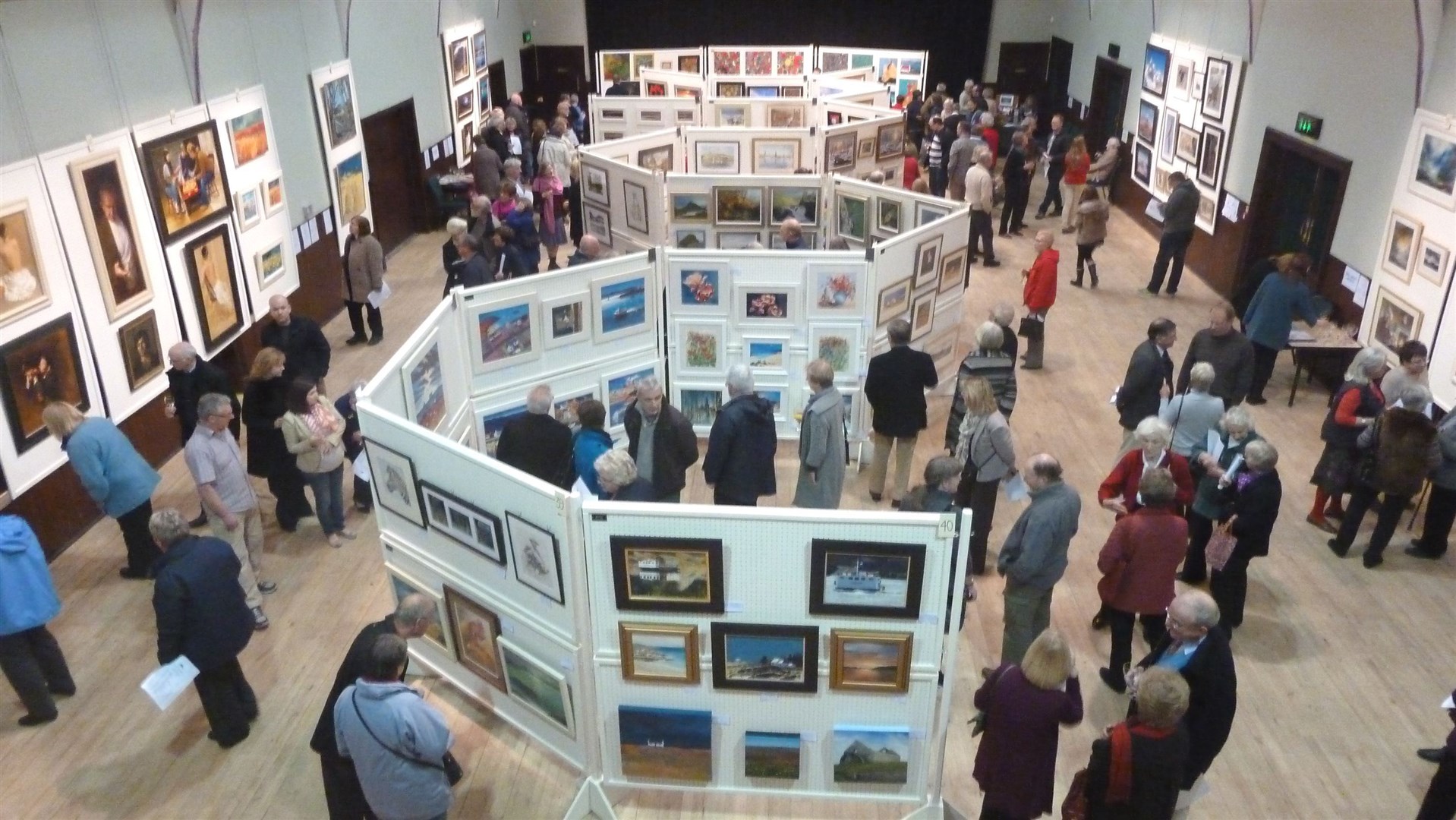 The art fair has become a firm favourite on the Ross-shire calendar. Around 300 pieces of art are likely to be exhibited.