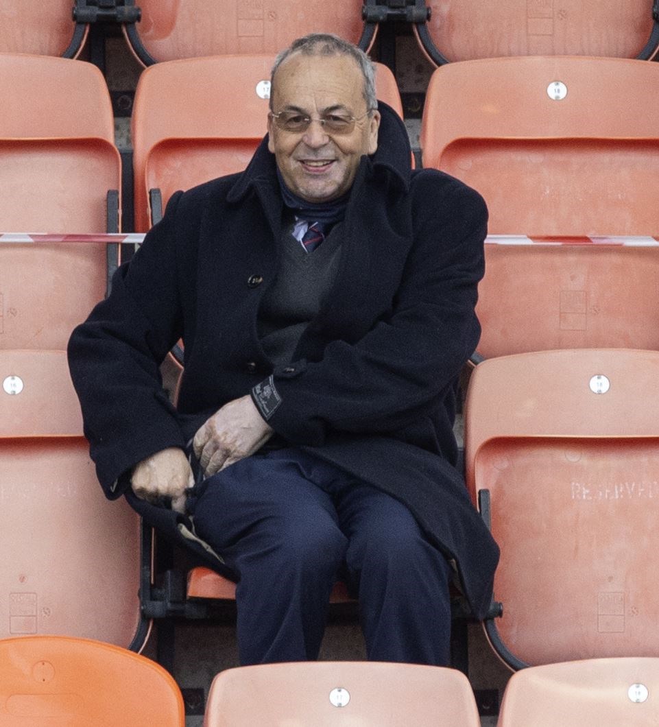 Picture - Ken Macpherson, Inverness. Dundee Utd(0) v Ross County(2). 01.05.21. Ross County chairmen Roy MacGregor.