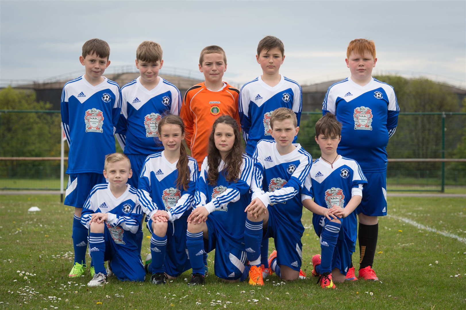 Munlochy Primary School in 2015 at a footy competition.