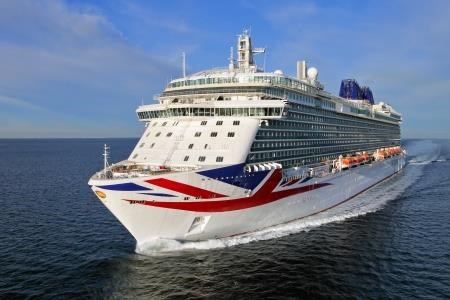 Britannia was launched by The Queen in March. Picture: P&O Cruises.