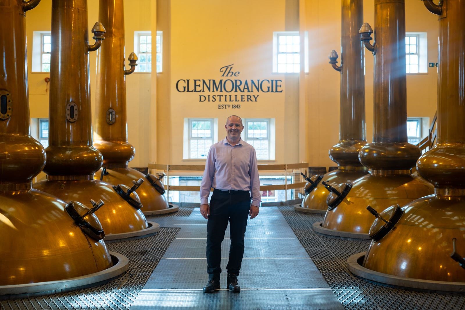 Ed thom, Distillery Manager at Glenmorangie Distillery.