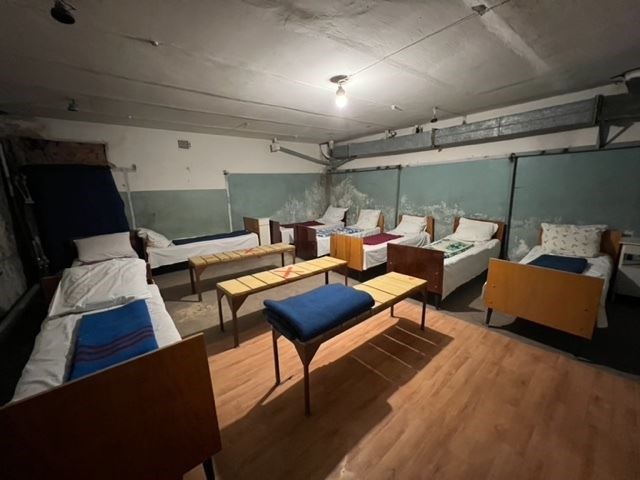 Kremenchuk Hospital is on a war footing with a "field hospital" created in its basement.