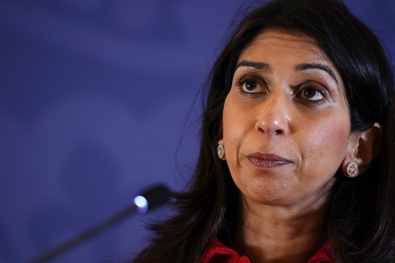 Home Secretary Suella Braverman has accused Labour of attempting to ‘sabotage our efforts’ to tackle small boats crossings (PA)