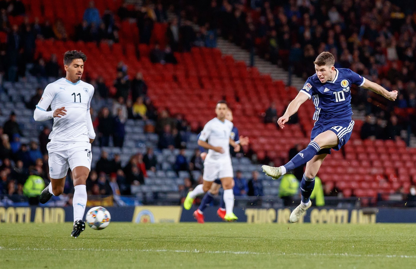 Ryan Christie played a key role in getting Scotland through the play-offs to Euro 2020. Picture: Ken Macpherson