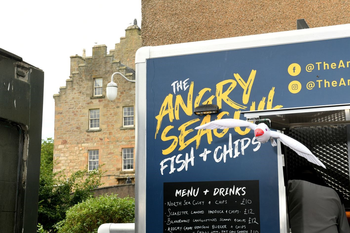 The Angry Seagull is located behind Dornoch Castle Hotel. Picture: James Mackenzie.