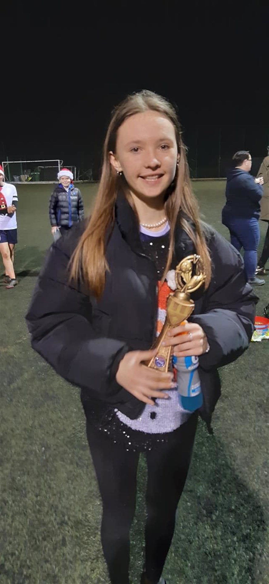 Ross County Girls' under-13 most improved player was Leona Afrin.