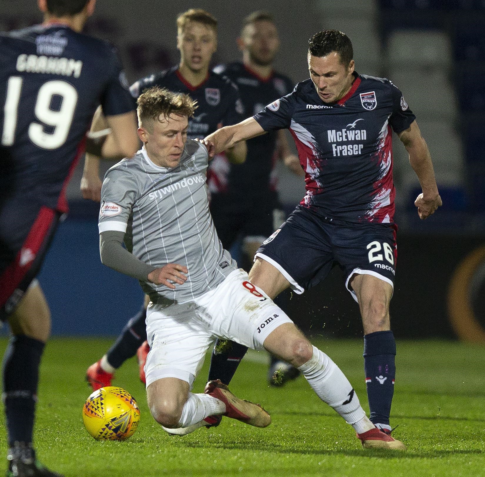 Don Cowie believes Ross County's win over Dunfermline on Tuesday has piled the pressure back on Dundee United in the title race. Picture: Ken Macpherson