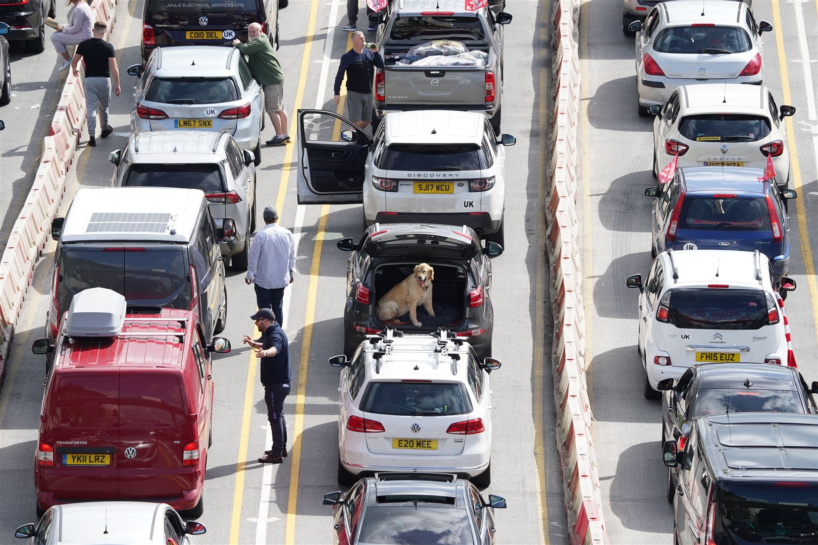 Passengers reported waiting for three hours to board ferries (Gareth Fuller/PA)