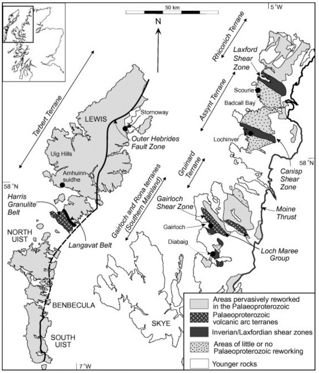 Location map of the Gairloch Project within the Loch Maree Group in Scotland. Image: Galantas Gold